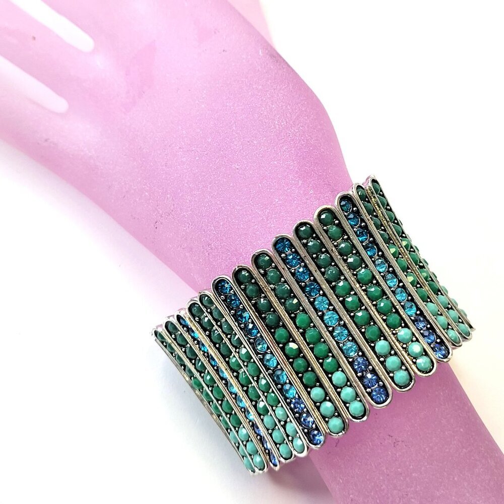 Blue Stretchable Bracelet